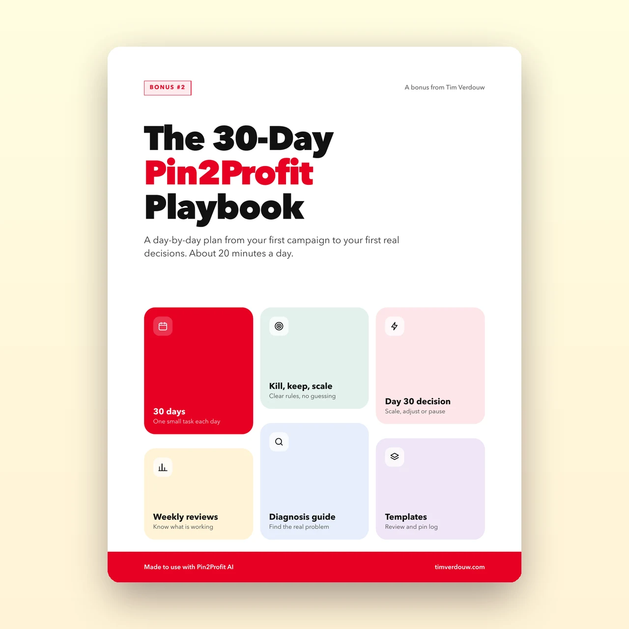 The 30-Day Pin2Profit Playbook