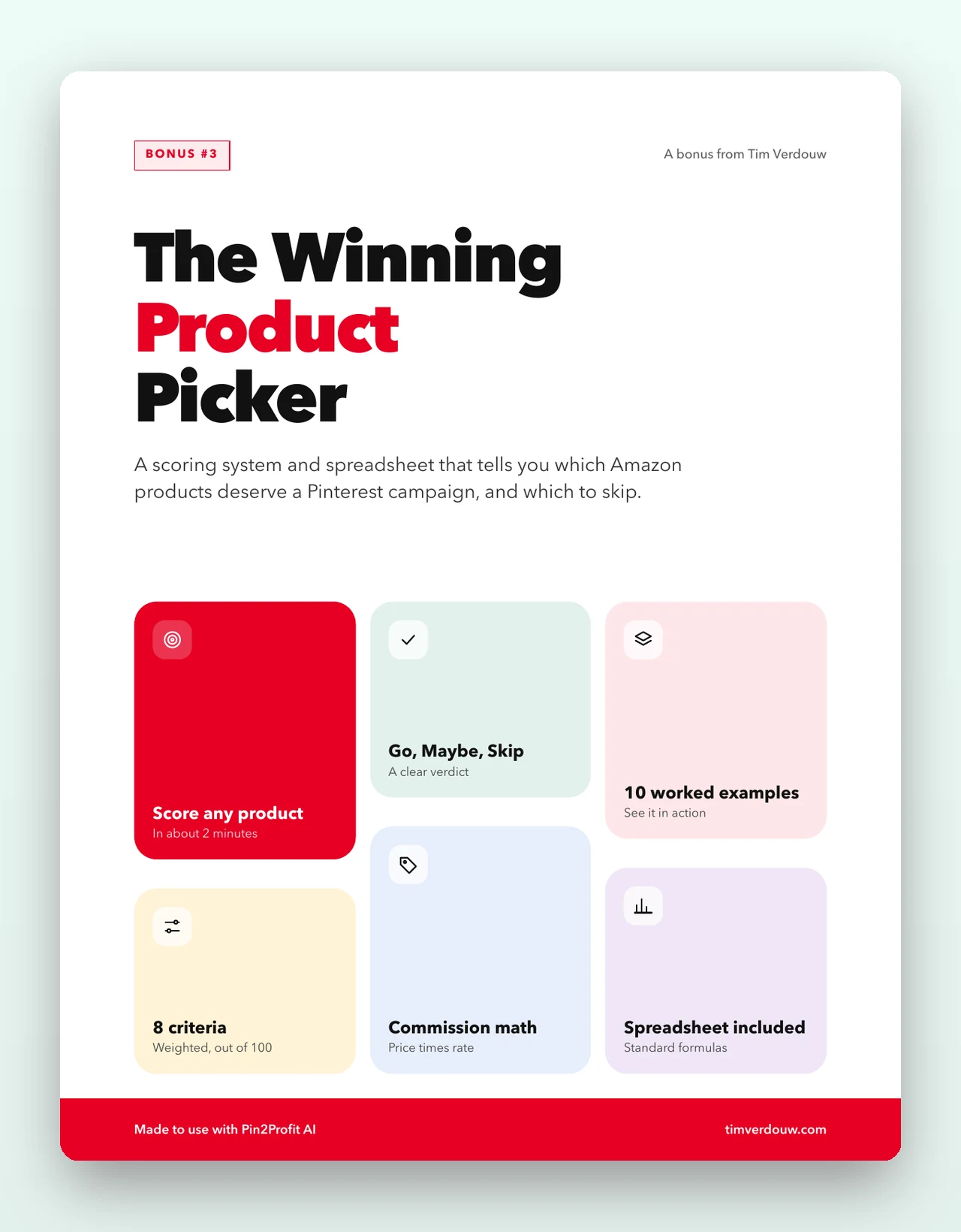 Winning Product Picker