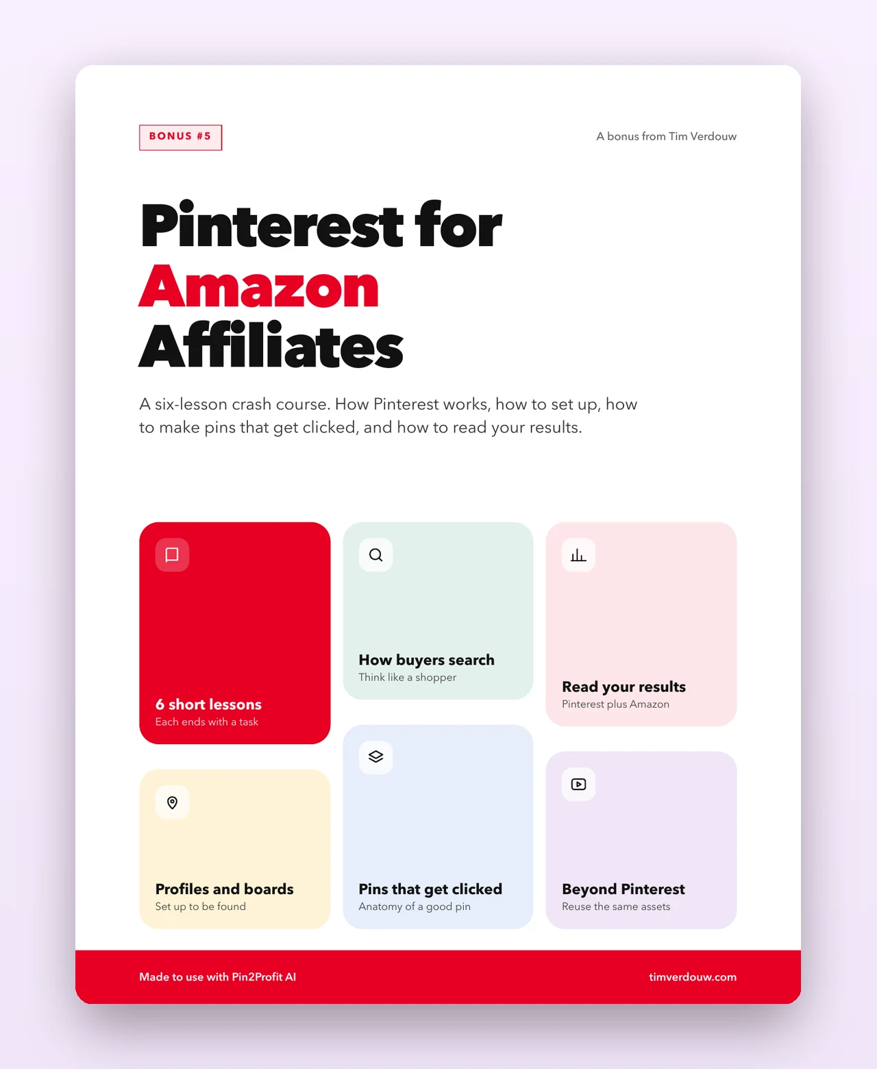 Pinterest for Amazon Affiliates crash course
