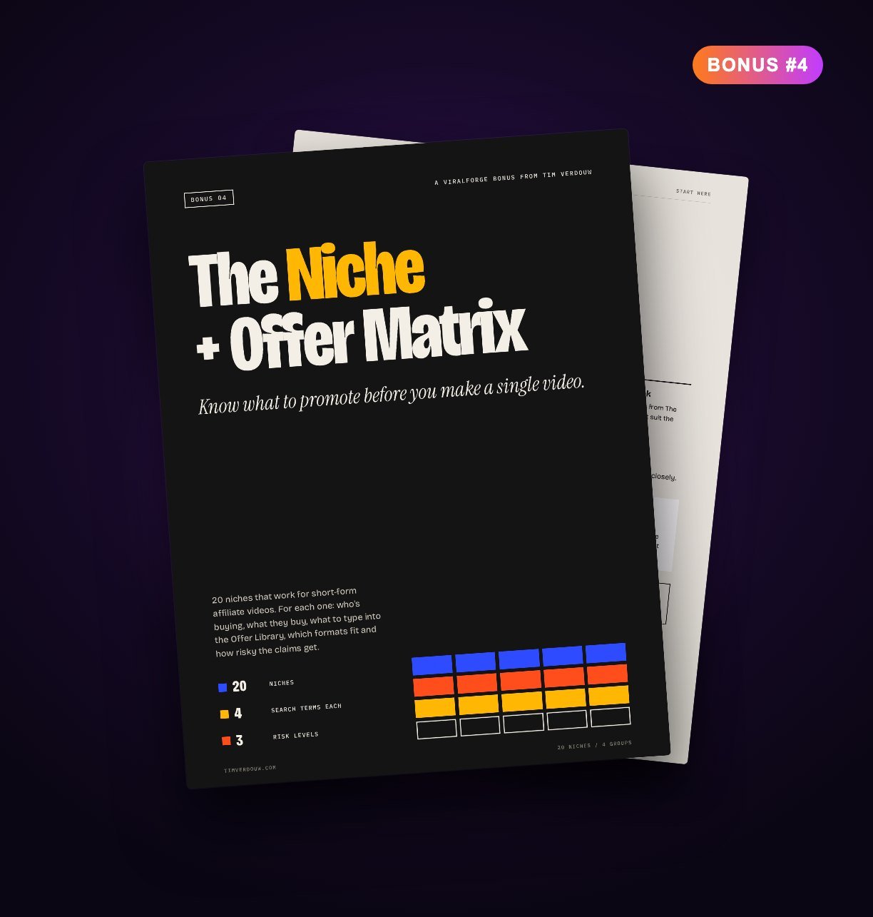 The Niche + Offer Matrix