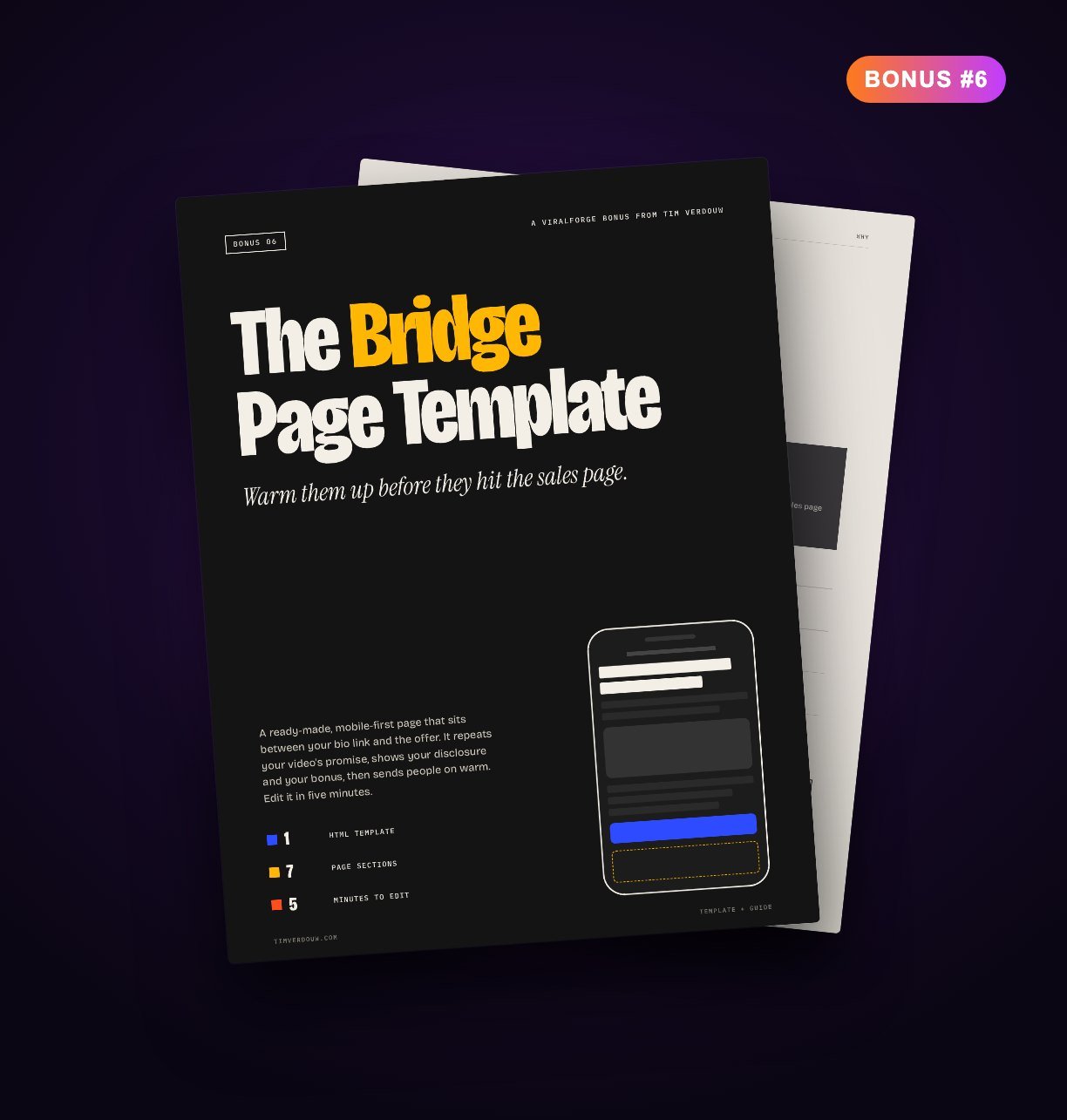 The Bridge Page Template