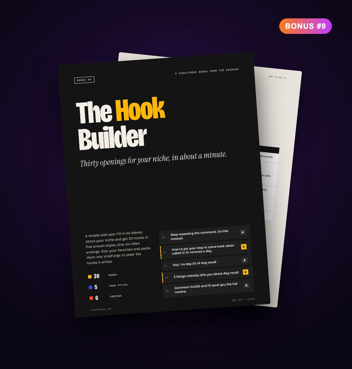 The Hook Builder