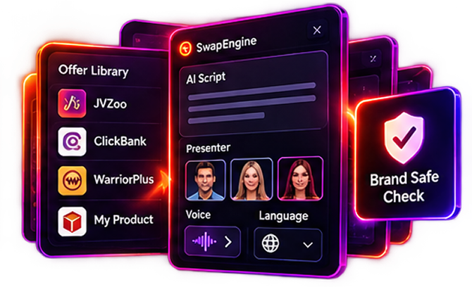 SwapEngine writes a new script around your offer