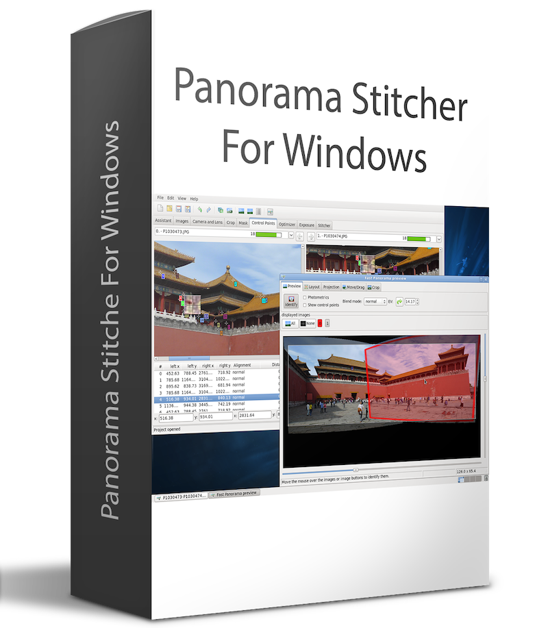 Panorama stitcher